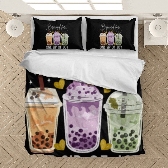 Boba tea lover Bedding Sets