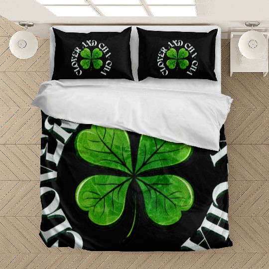 Clover Cha Cha 4-Leaf AI Clover Design Bedding Sets