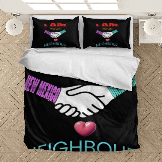 I AM YOUR NEIGHOUR NEW MEXICO AND OKLAHOMA Bedding Sets