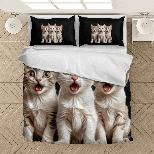 Surprised Kittens Bedding Sets