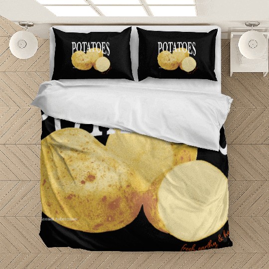 Earthy Potato Graphic Bedding Sets