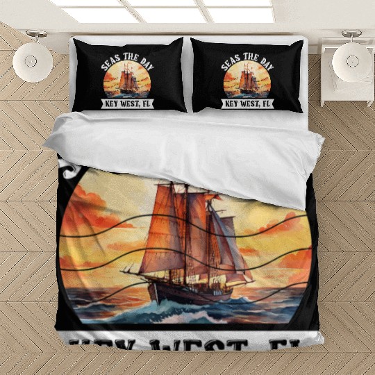 Florida Keys SEAS THE DAY IN KEY-WEST FLORIDA Bedding Sets