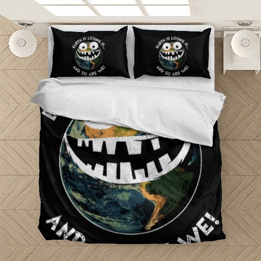 The Earth Losing It Earth Environment Planet Gift Bedding Sets
