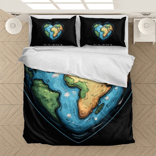 Keep the Heart Beating Environment Earth Day Earth Bedding Sets
