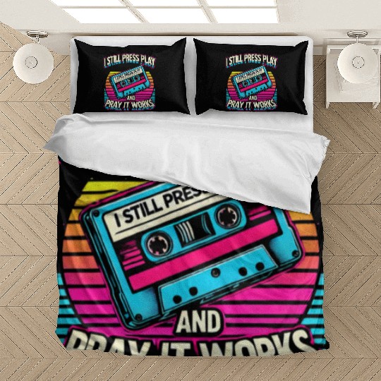 Retro Cassette Tape Bedding Sets