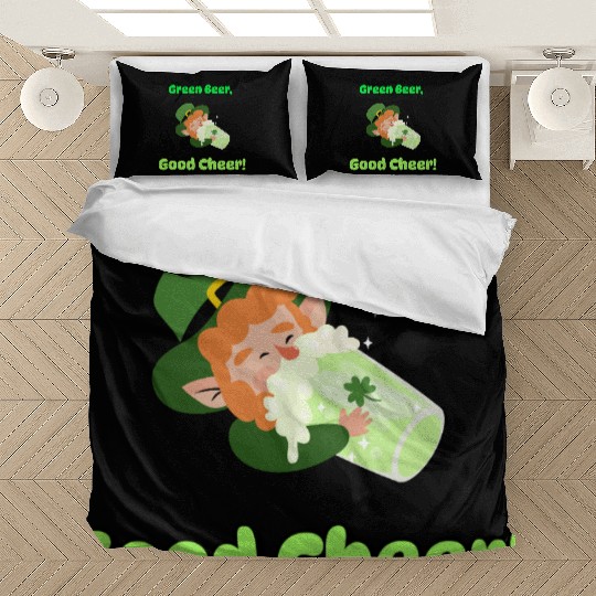 Green Beer Good Cheer Bedding Sets