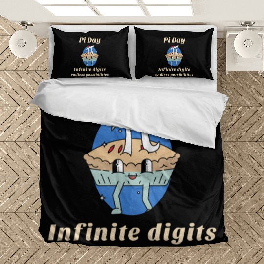 Pi Day Infinite digits endless possibilities Bedding Sets