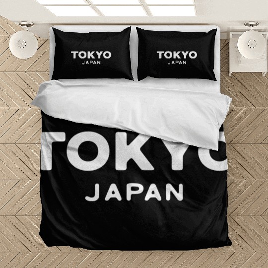 Tokyo Japan Asia Font Design Print Bedding Sets