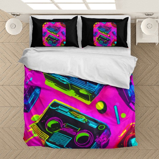 80s lifestyle oldschool pop Bedding Sets