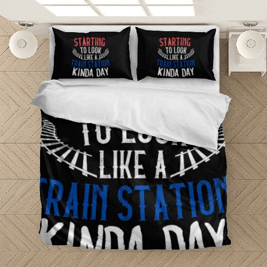 TRAIN STATION KINDA DAY Bedding Sets