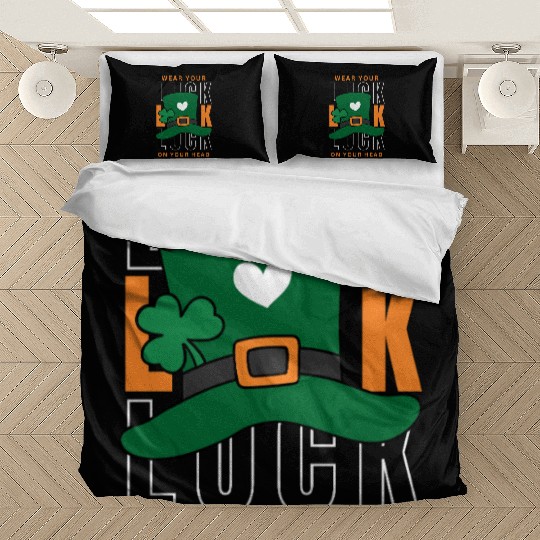 Wear your luck on your had | st patricks day Bedding Sets