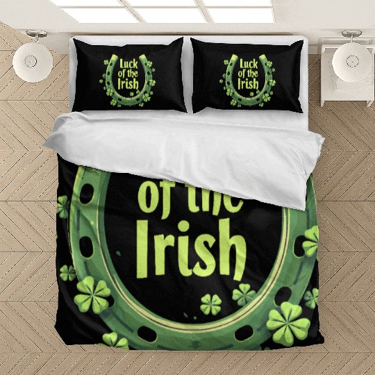 Luck of the Irish Horseshoe Design Bedding Sets