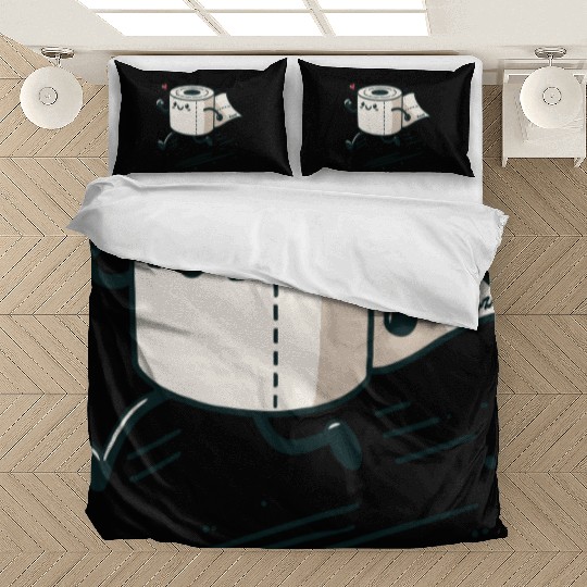 Running Toilet Paper – Emergency Mode Bedding Sets