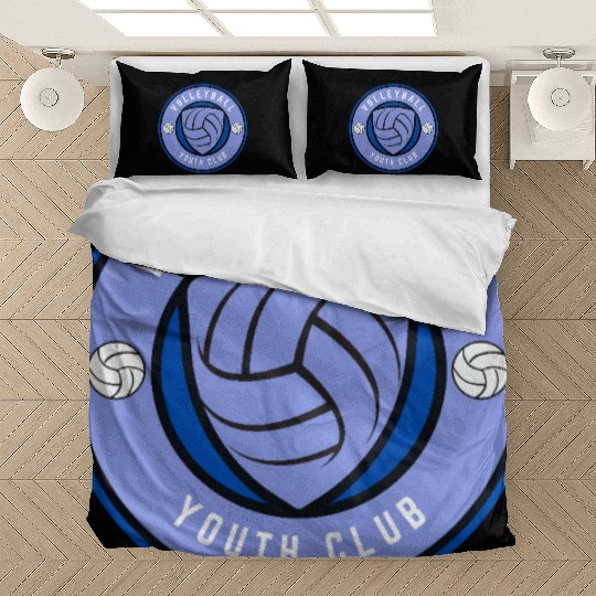 volleyball youth club Bedding Sets