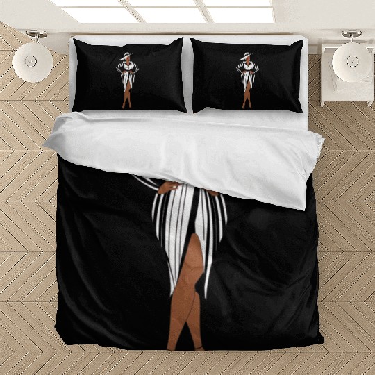 Fashion a plus-size African American woman Bedding Sets