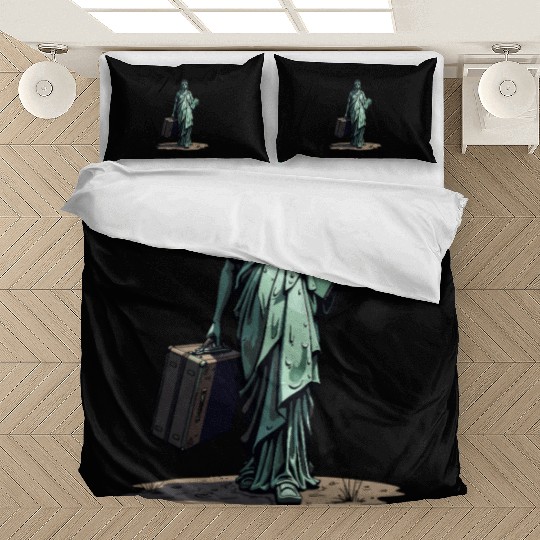 Funny Statue of Liberty USA America Sarcasm Bedding Sets