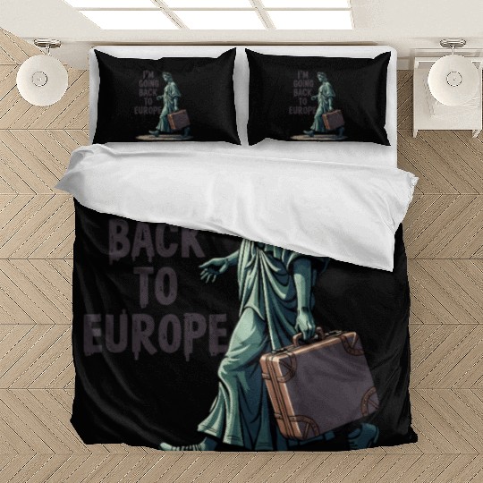 Funny Statue of Liberty USA America Sarcasm Bedding Sets