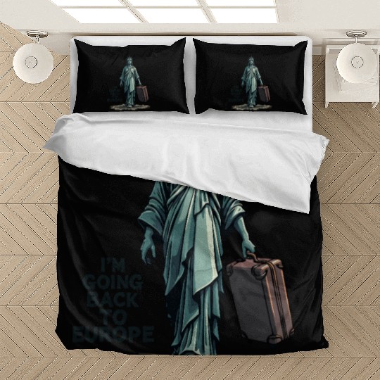 Funny Statue of Liberty USA America Sarcasm Bedding Sets