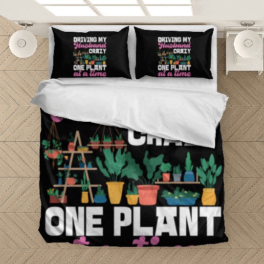 Plant Lover Gardening Husband Wife Bedding Sets