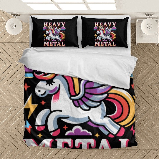 Heavy Metal Unicorn Bedding Sets
