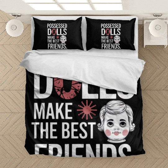 Creepy Dollmaking Haunted Doll Collector Bedding Sets