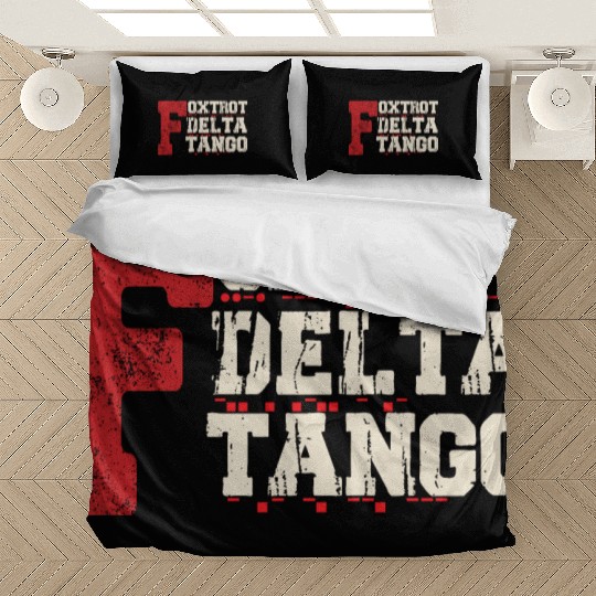 Foxtrot Delta Tango: A Funny Military Code Bedding Sets