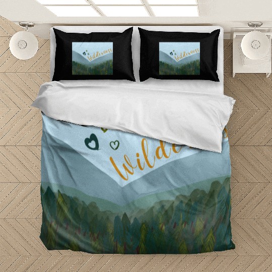 Love wilderness sticker, adventure, outdoors Bedding Sets