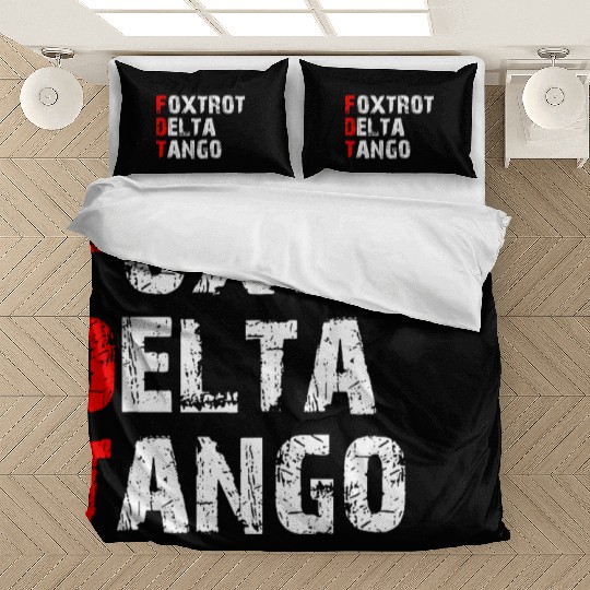 Foxtrots Delta Tangos Funny Foxtrots Delta Tangos Bedding Sets