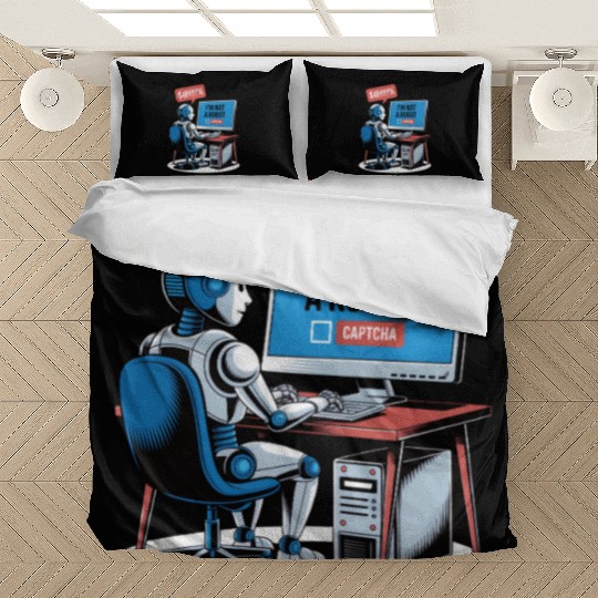 I'm Not A Robot Captcha Fun Bedding Sets