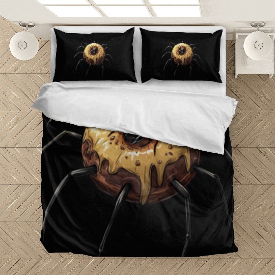Donut Spider Funny Creative Motif Bedding Sets