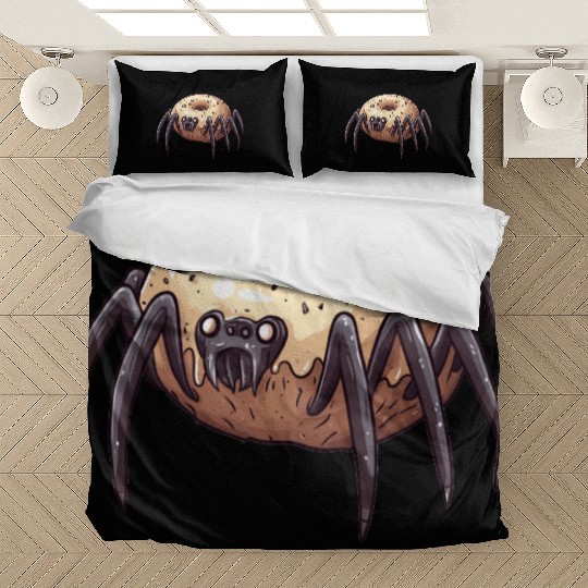 Donut Spider Funny Creative Motif Bedding Sets