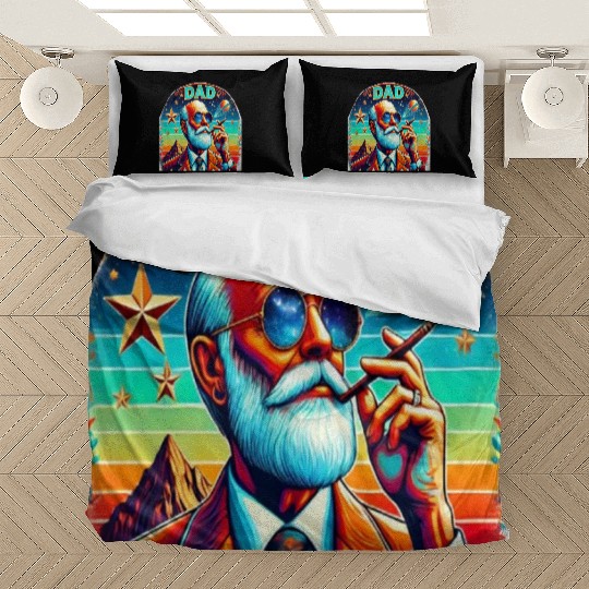 Dad: The One Who Helps Us Reach for the Stars Bedding Sets