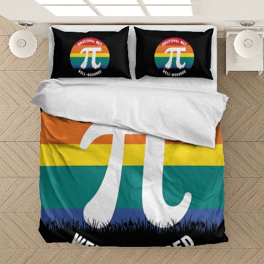 Funny Math Pi Symbol | LGBTQ+ Pride Bedding Sets