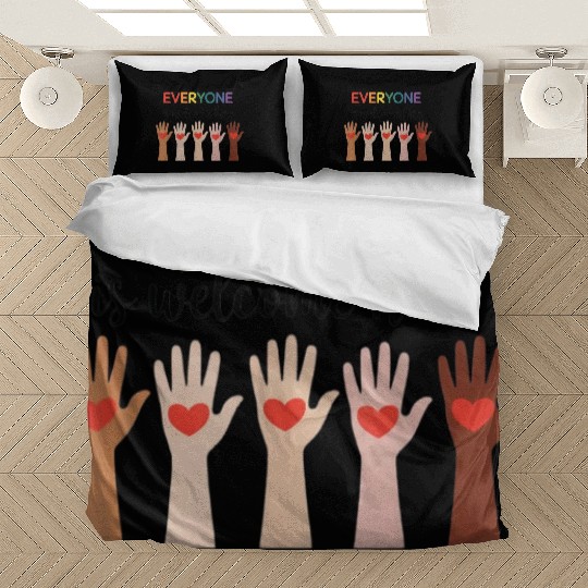 Everyone Is Welcome Here Idaho Teacher Bedding Sets