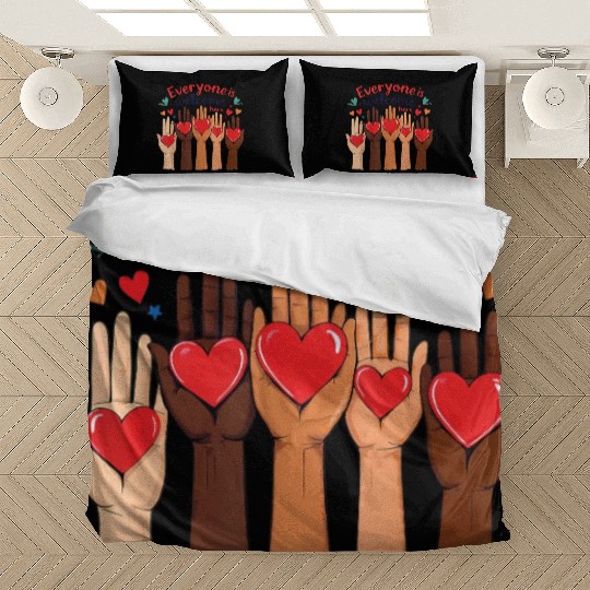 Everyone Is Welcome Here Idaho Teacher Bedding Sets