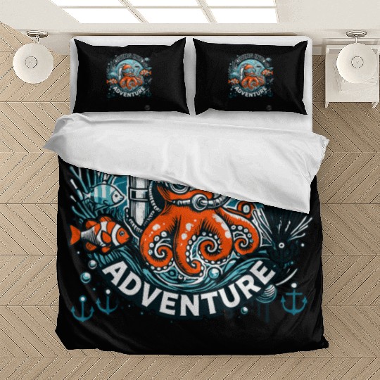Diving Into Adventure – Octopus Diver Bedding Sets