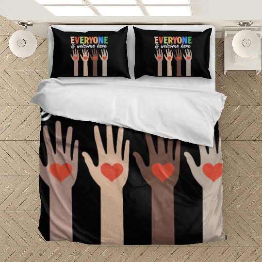 Everyone Is Welcome Here Idaho Teacher Bedding Sets