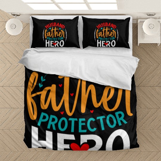 Fathers Day Daddy Protector Hero Bedding Sets