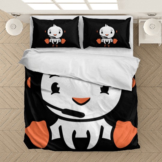 Bird Plays Gamer Nerd Console Headset Controller Bedding Sets