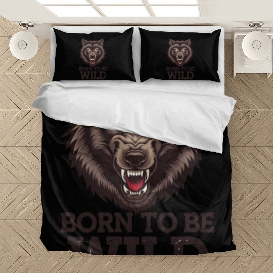Born to Be Wild Wolf: Untamed Alpha Spirit Bedding Sets