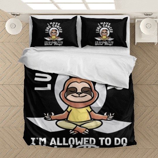 Lung Cancer Awareness Weird Things Bedding Sets