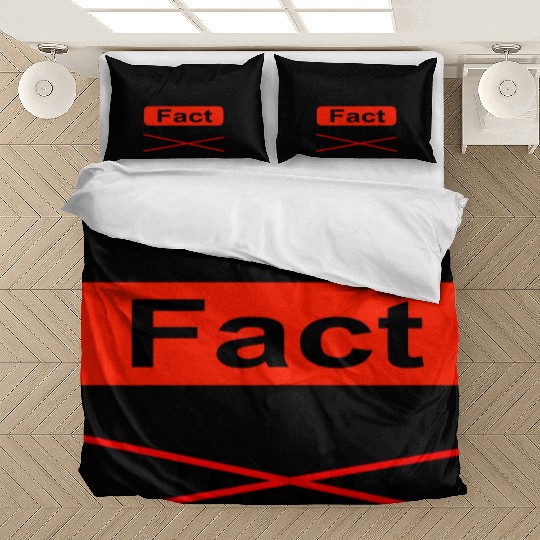 conspiracy fact Bedding Sets