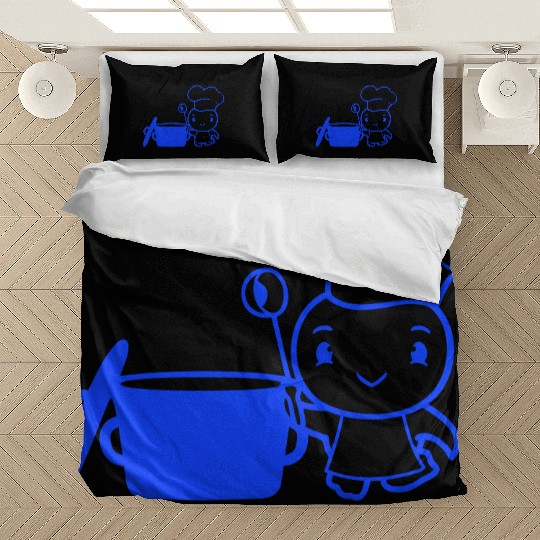 Bird Chef Cooking Pot Duck Delicious Hunger Food Bedding Sets