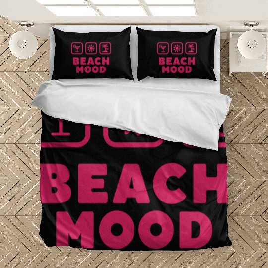 Beach Mood Summer Sun Sea Vacation Cocktail Bedding Sets