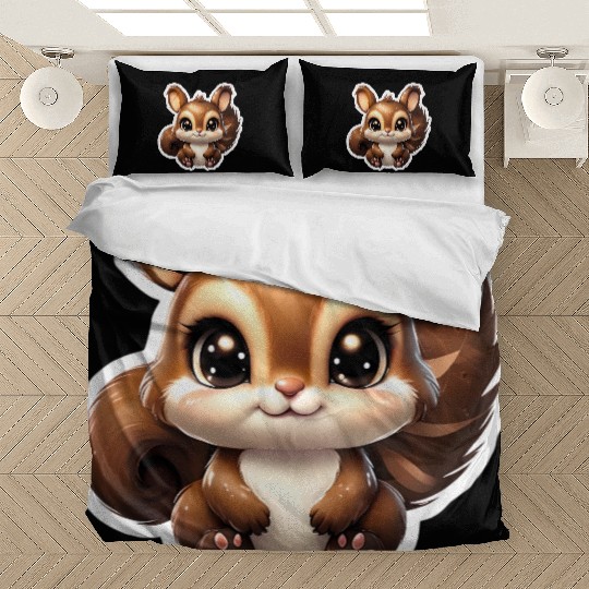 Kawaii Squirrel Bedding Sets