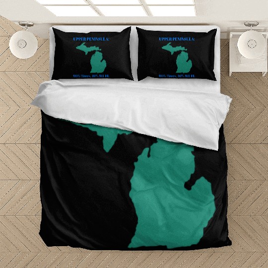 Michigan Upper Peninsula: 90% Trees, 10% Wifi Bedding Sets