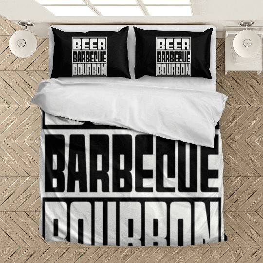 Beer Barbeque Bourbon Bedding Sets