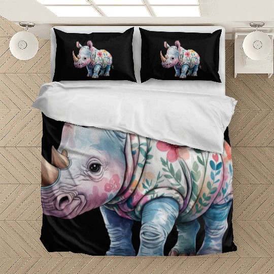 Floral Fantasy Rhino Bedding Sets