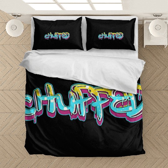 CHUPPED  finish in light blue Bedding Sets