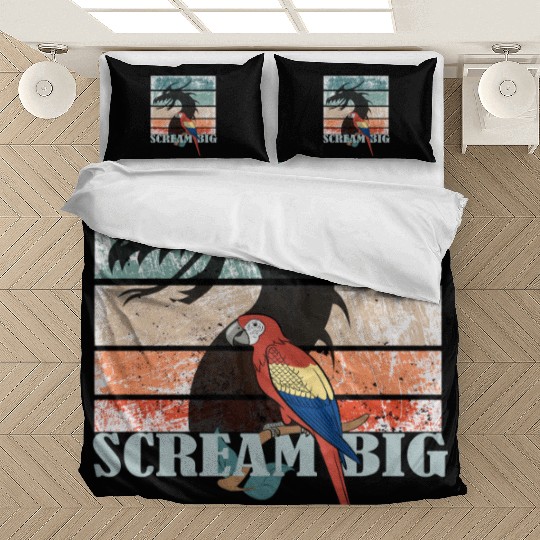 Scream Big Parrot Dragon Fusion Bedding Sets